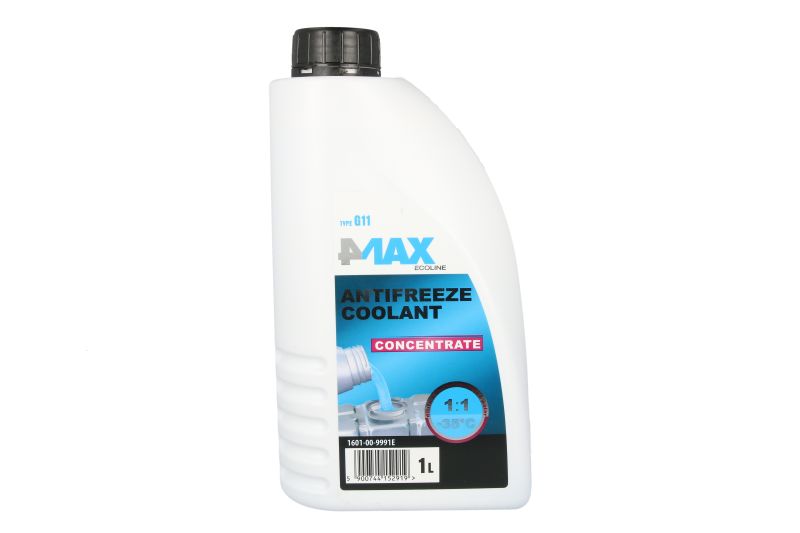 4Max Kühlerfrostschutz Antifreeze Coolant G11 Konzentrat Blau 1 Liter