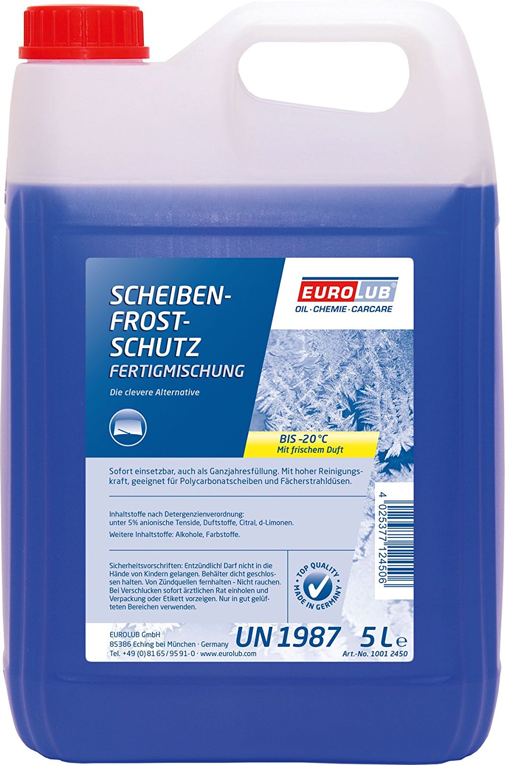 Eurolub Scheibenfrostschutz Fertigmischung -20°C 5 Liter