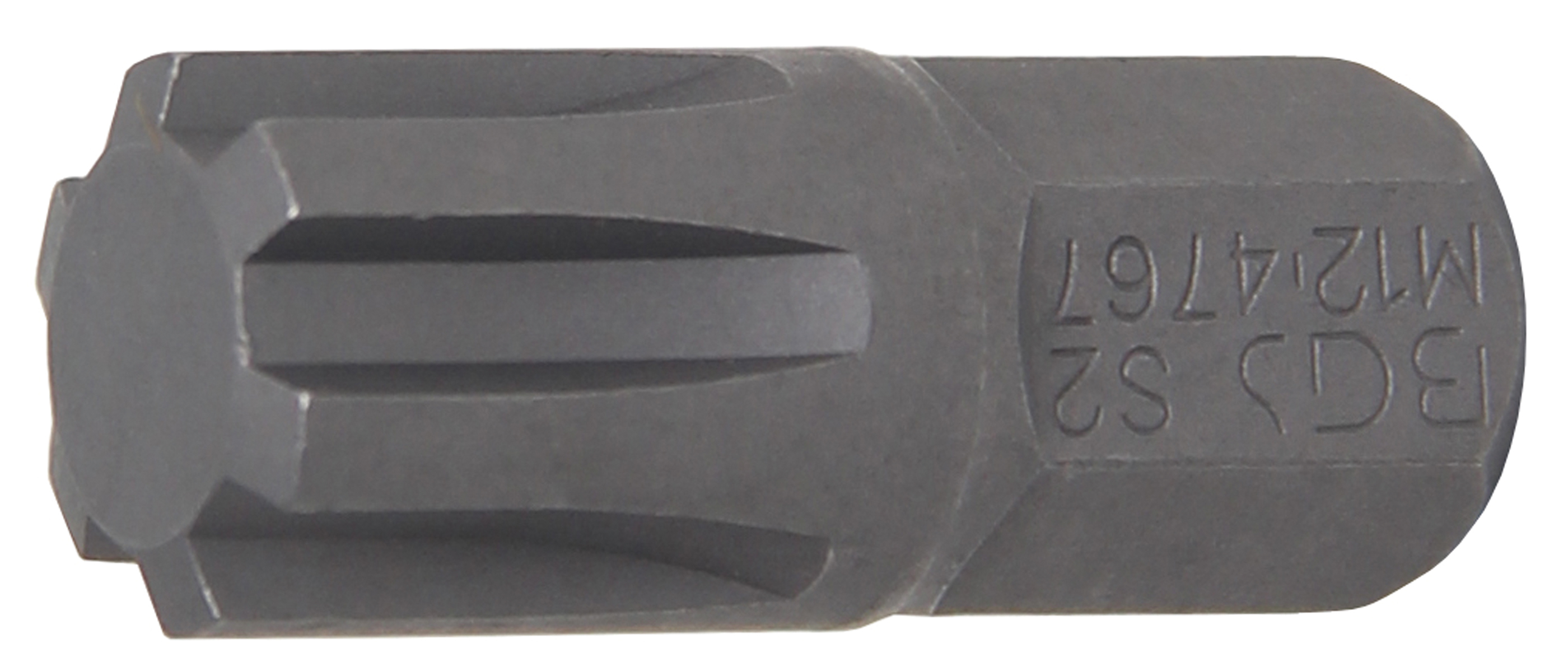 BGS Bit | Länge 30 mm | Antrieb Außensechskant 10 mm (3/8") | Keil-Profil (für RIBE) M12