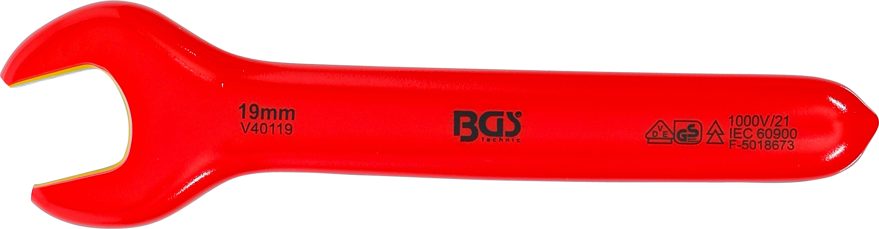 BGS VDE-Einmaulschlüssel | SW 19 mm