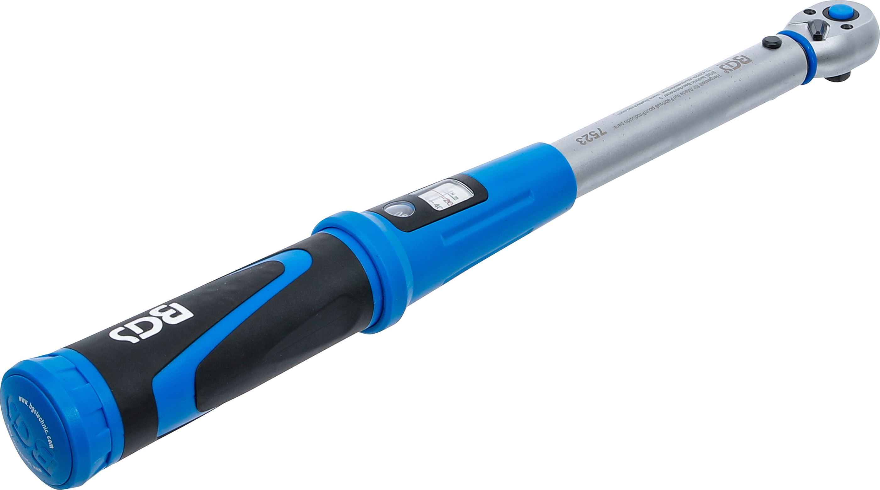 BGS Drehmomentschlüssel | Abtrieb Außenvierkant  10 mm (3/8") | 20 - 120 Nm