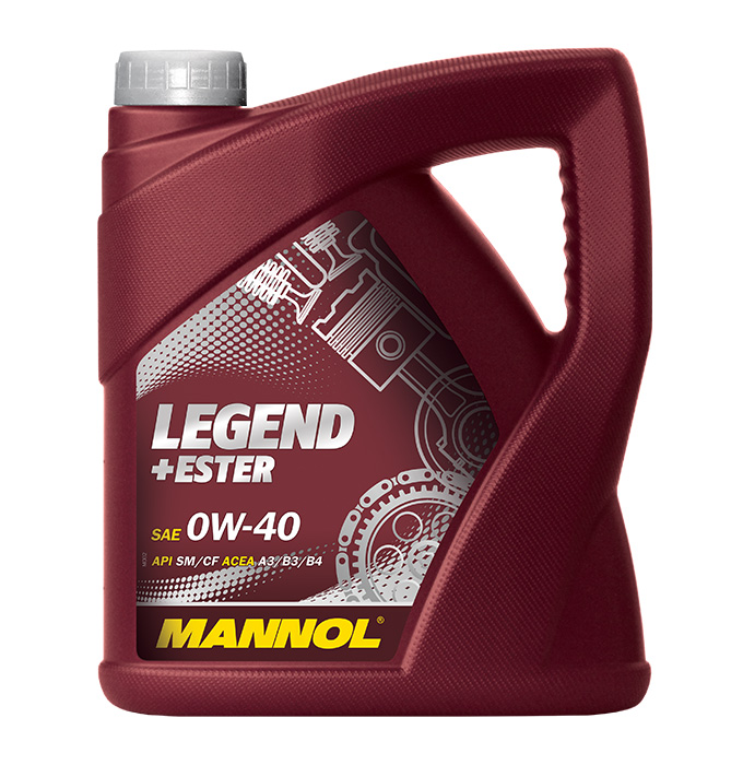 0W-40 Mannol 7901 Legend + Ester Motoröl 4 Liter