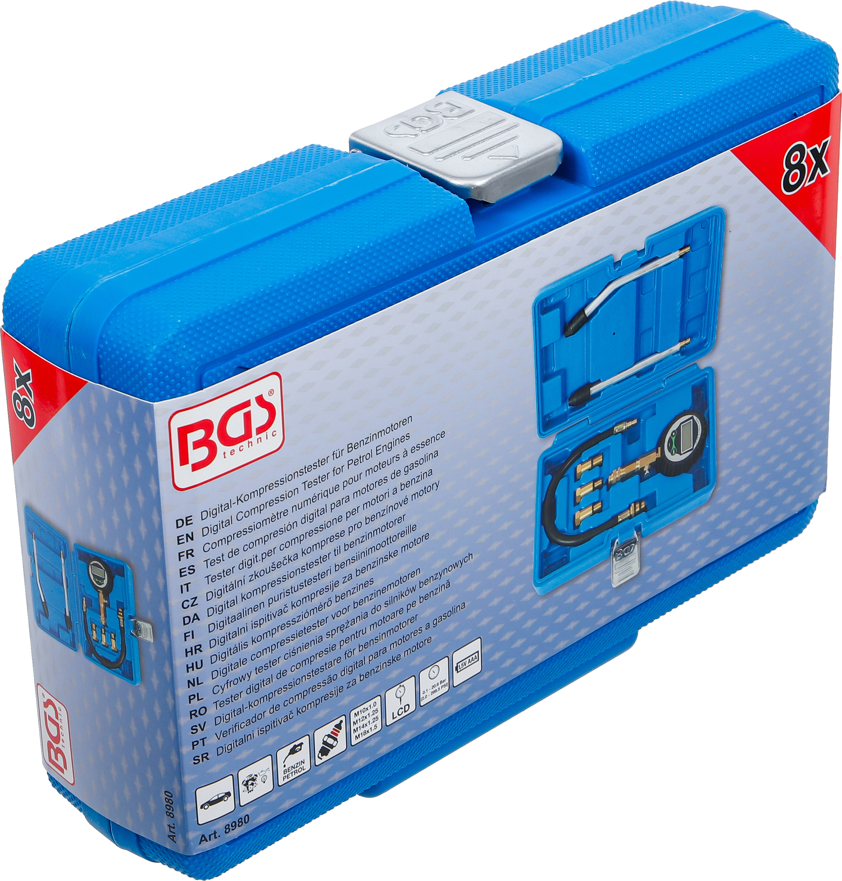 BGS Digital-Kompressionstester für Benzinmotoren