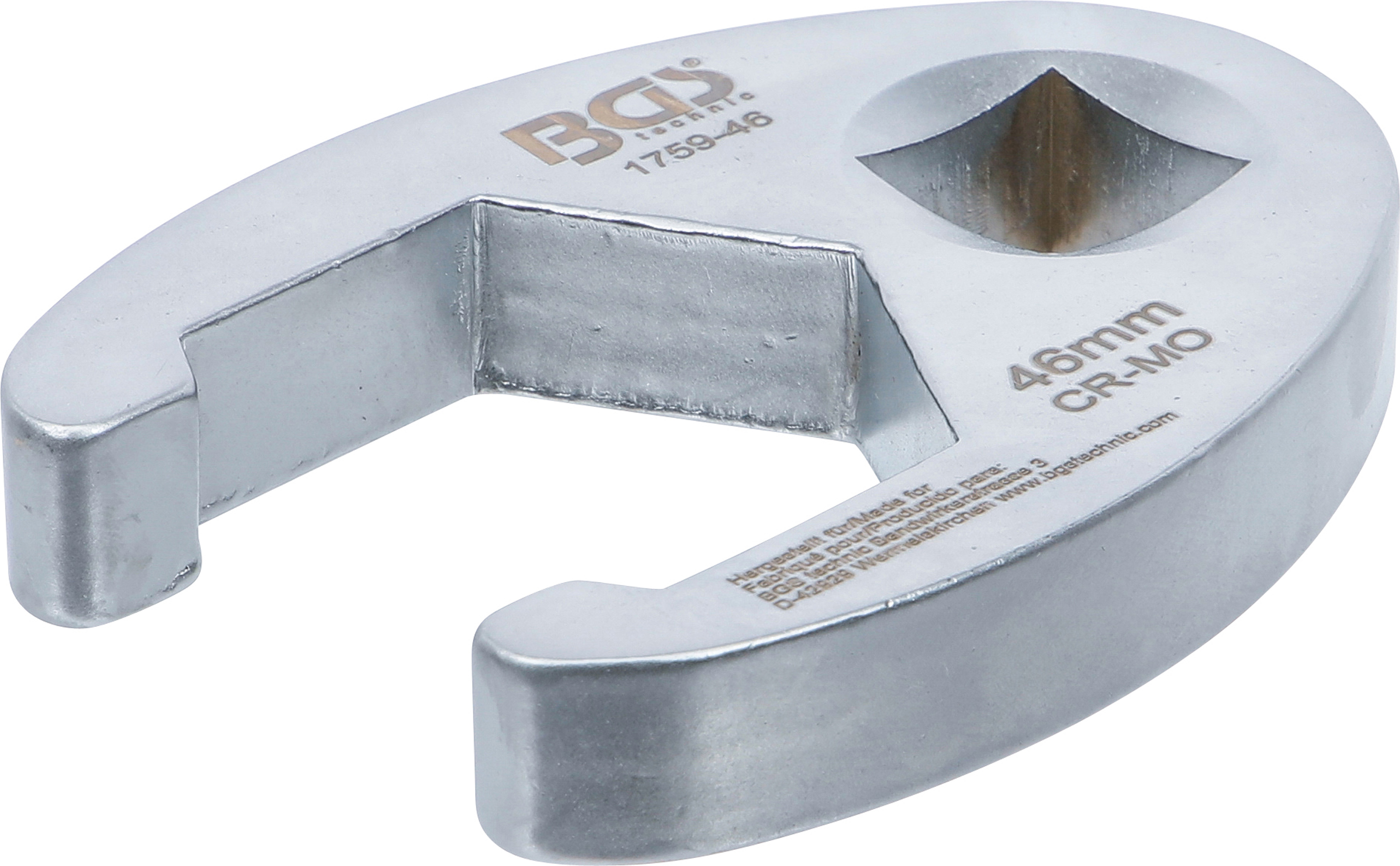 BGS Hahnenfußschlüssel | Antrieb Innenvierkant 20 mm (3/4") | SW 46 mm
