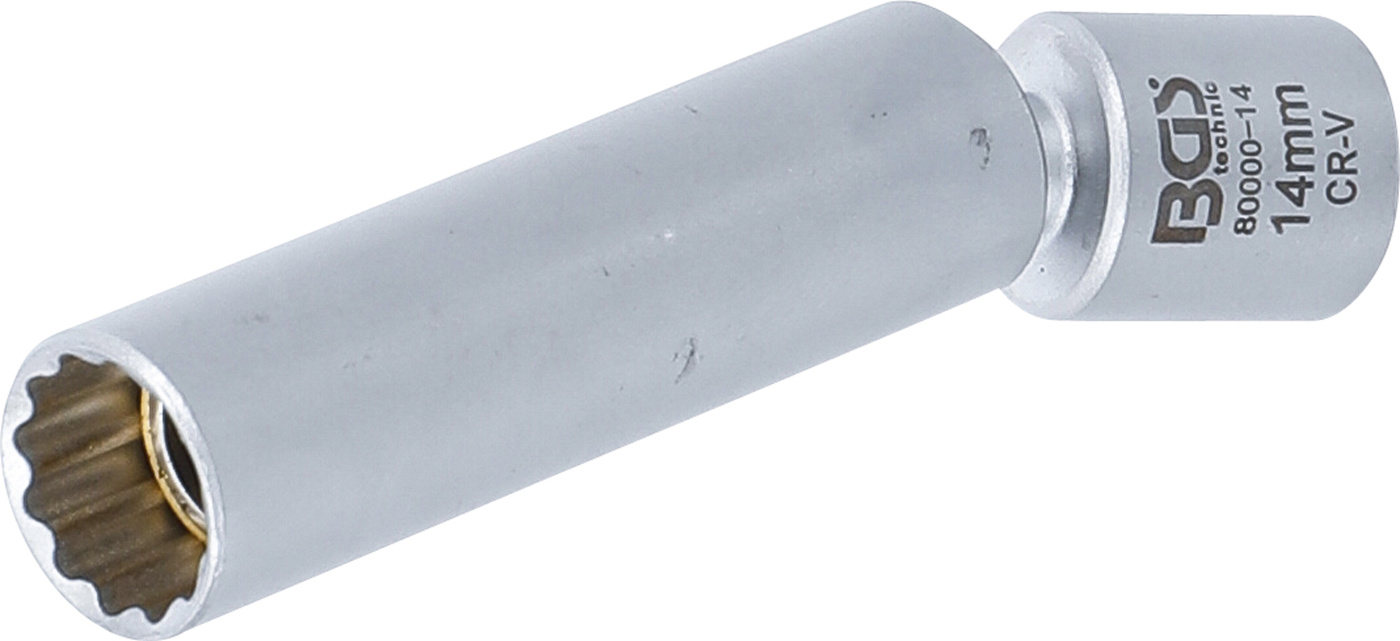 BGS Glüh- und Zündkerzen-Gelenk-Einsatz | Antrieb Innenvierkant 10 mm (3/8") | SW 14 mm