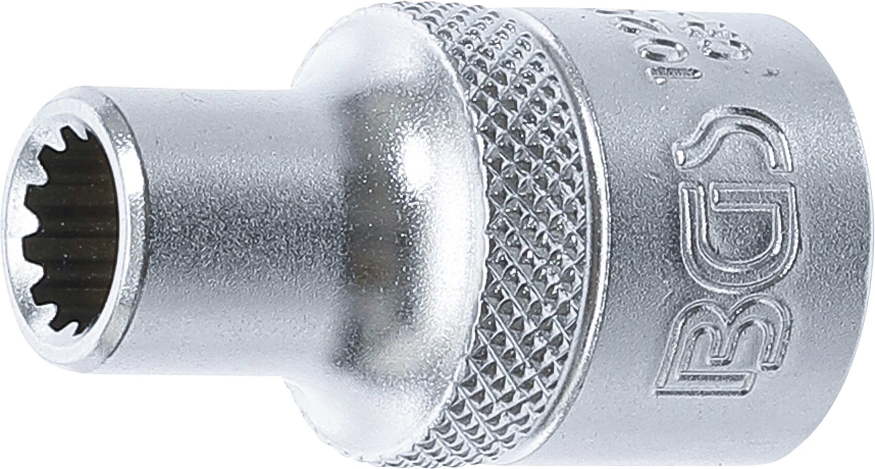BGS Steckschlüssel-Einsatz Gear Lock | Antrieb Innenvierkant 12,5 mm (1/2") | SW 8 mm