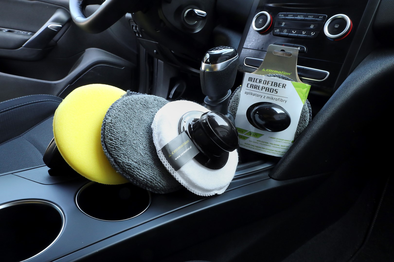 Carmotion Schwamm Set Applikator mit Klettverschluss 4tlg