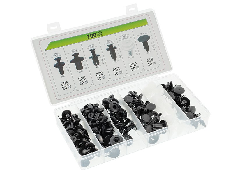 Carmotion Autopolster Klammern Set 100tlg