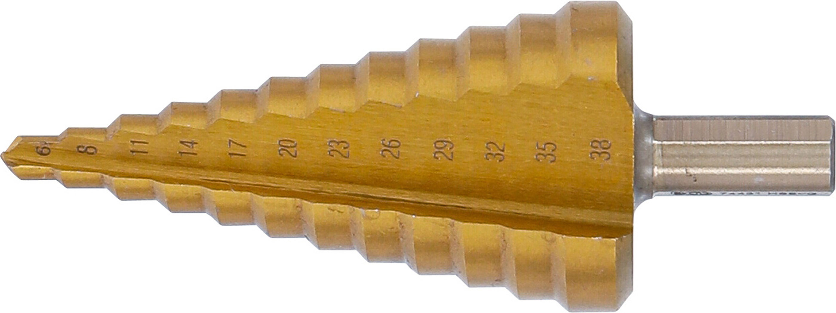 BGS Stufenbohrer | titan-nitriert | Ø 6 - 38 mm