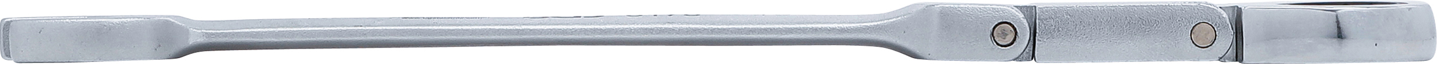 BGS Doppelgelenk-Ratschenring-Maulschlüssel | abwinkelbar | SW 18 mm
