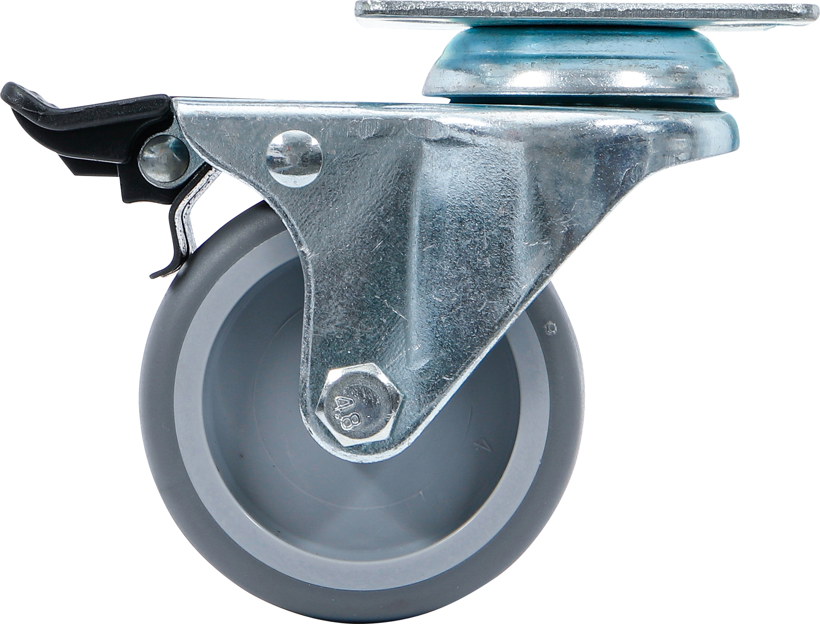 BGS Doppel-Lenkrolle | mit Bremse | Ø 75 mm