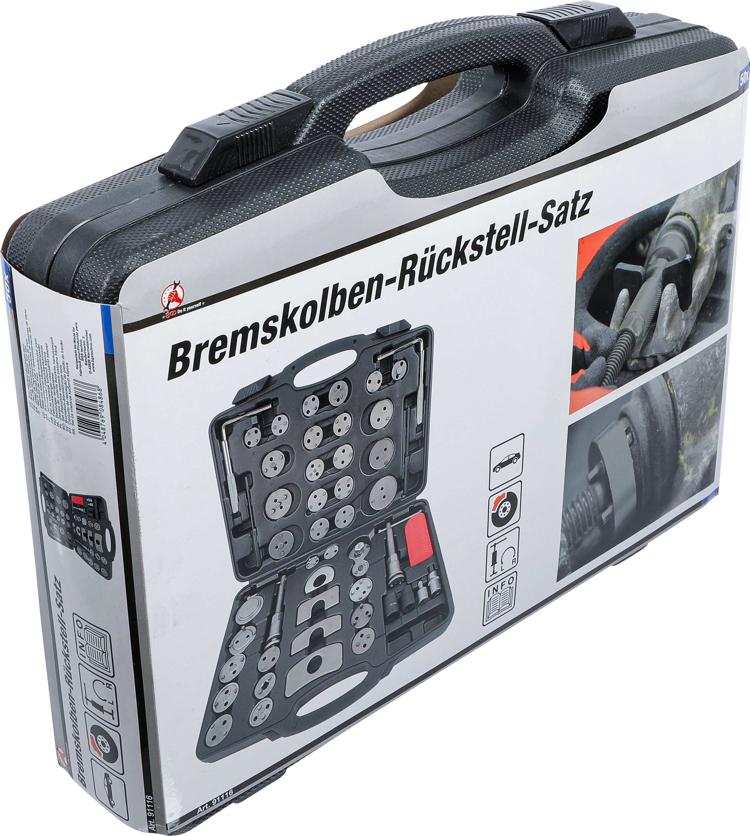BGS Bremskolben-Rückstell-Satz | 50-tlg.