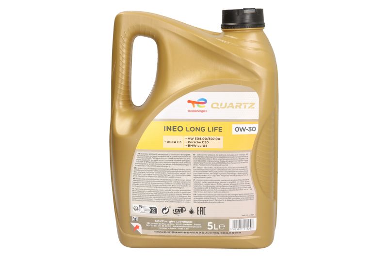 0W-30 Total Quartz Ineo Long Life Motoröl 5 Liter