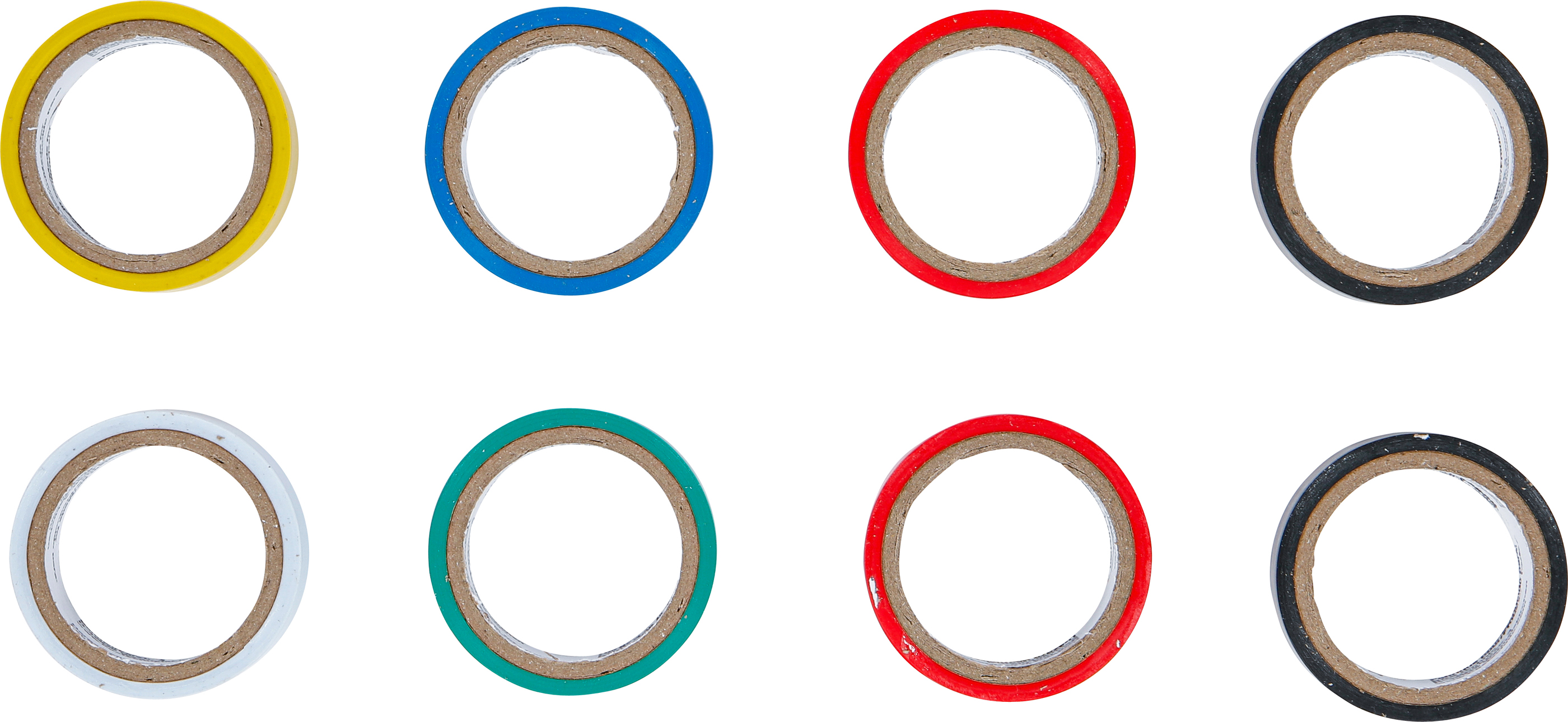 BGS COLOR Multi-Klebeband Set | 18 mm x 3 m | 8-tlg.