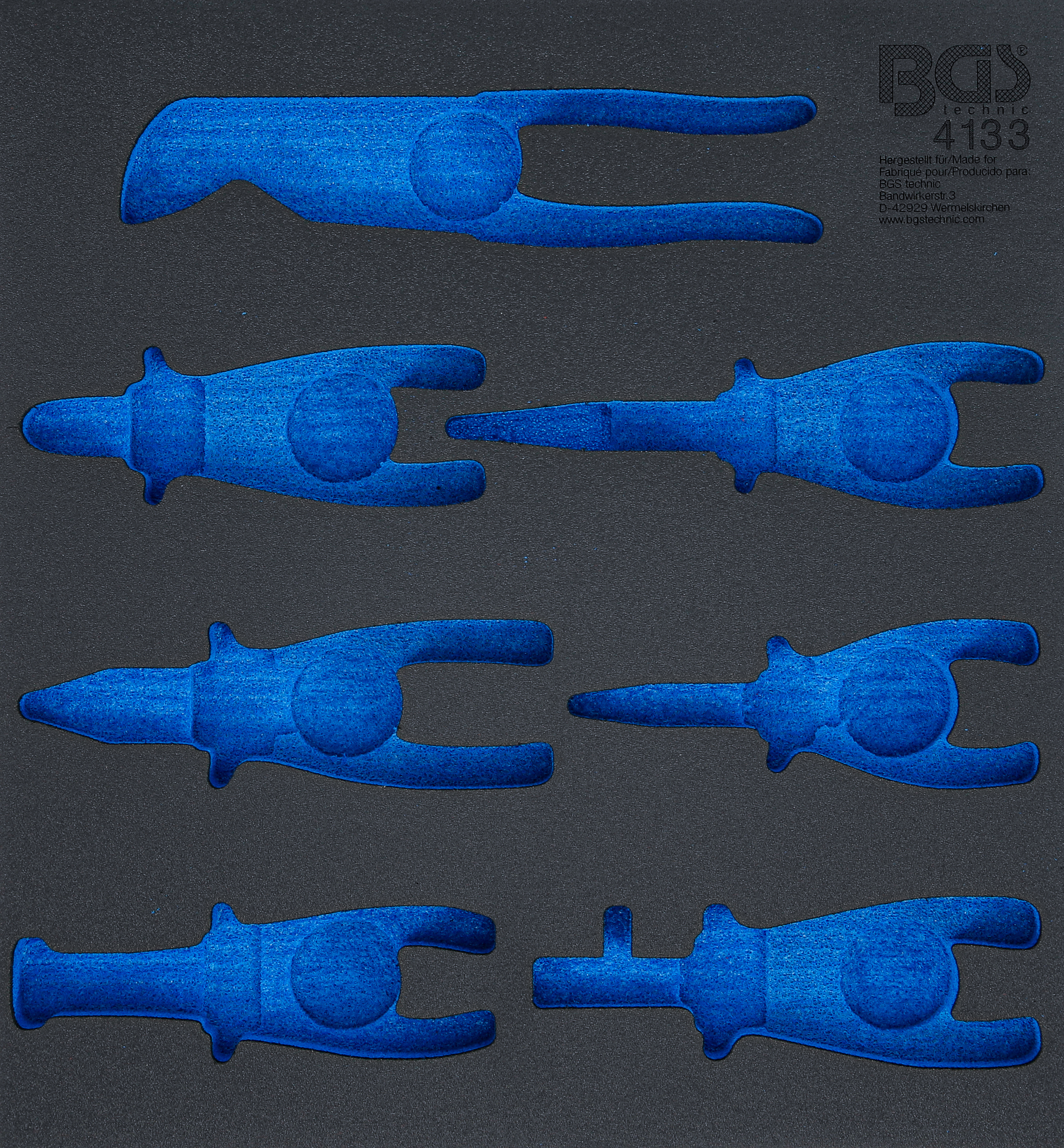 BGS Werkstattwageneinlage 2/3 | leer | für Art. 4133