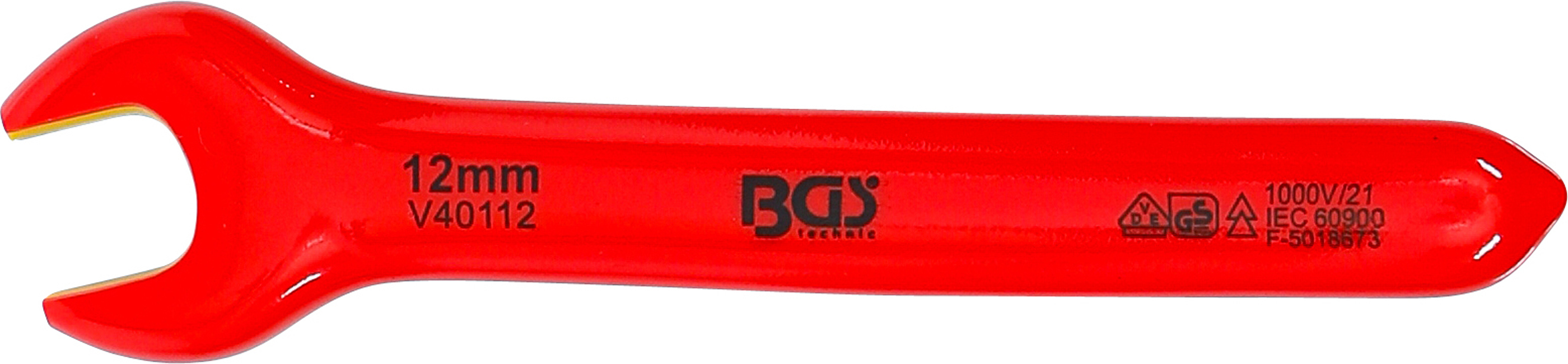 BGS VDE-Einmaulschlüssel | SW 12 mm BGS VDE-Einmaulschlüssel | SW 12 mm