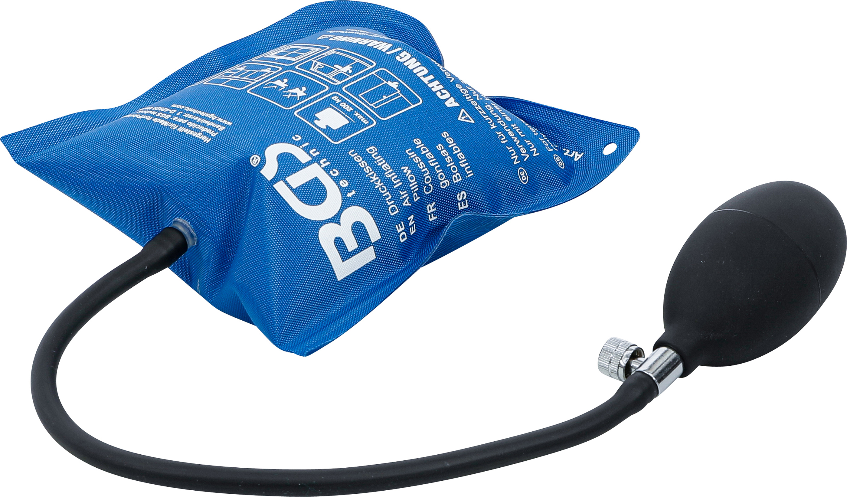 BGS Druckkissen | mit Handpumpe | Quadrat | 165 x 150 mm