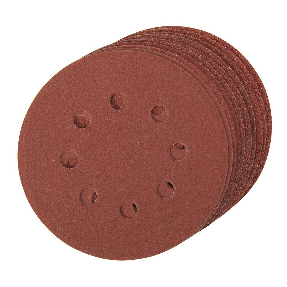 Klett-Schleifscheiben 125 mm gelocht 10er Pack