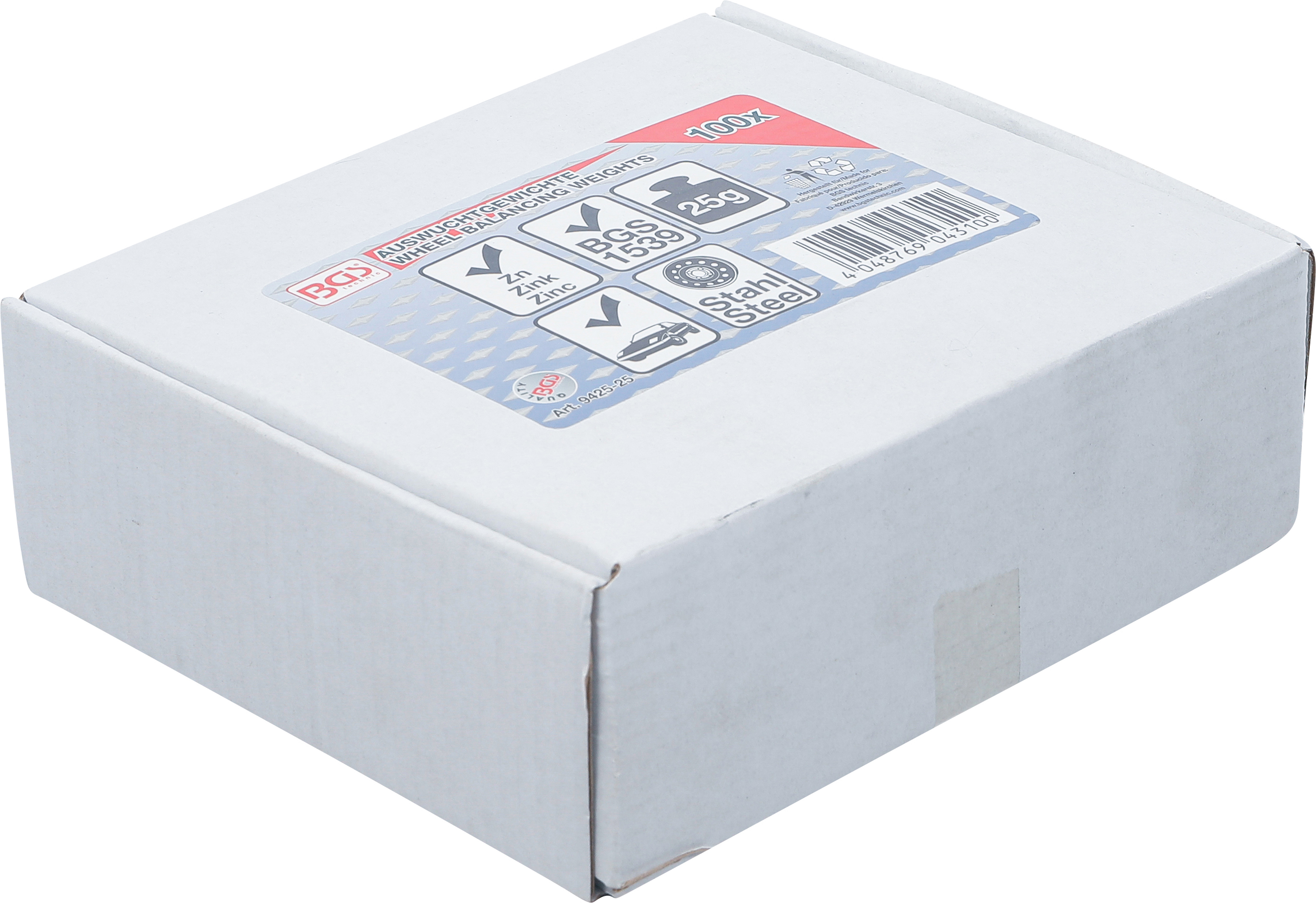 BGS Auswuchtgewichte | 25 g | 100-tlg.