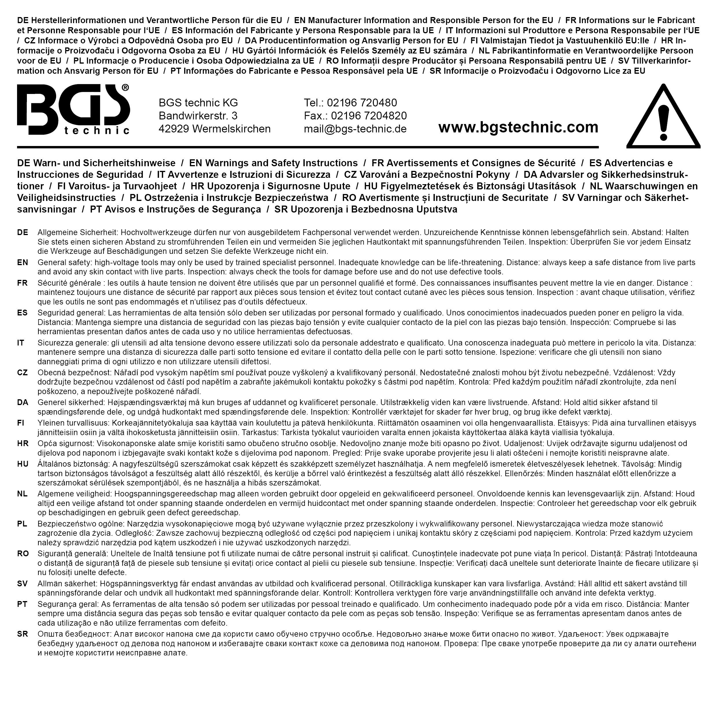 BGS VDE-Isolierband-Sortiment | 3-tlg.