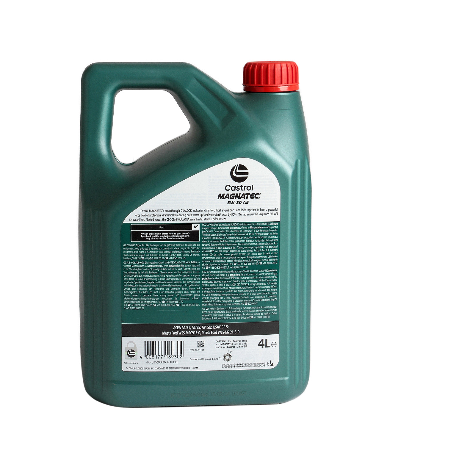 5W-30 Castrol Magnatec Stop Start A5 Motoröl 4 Liter