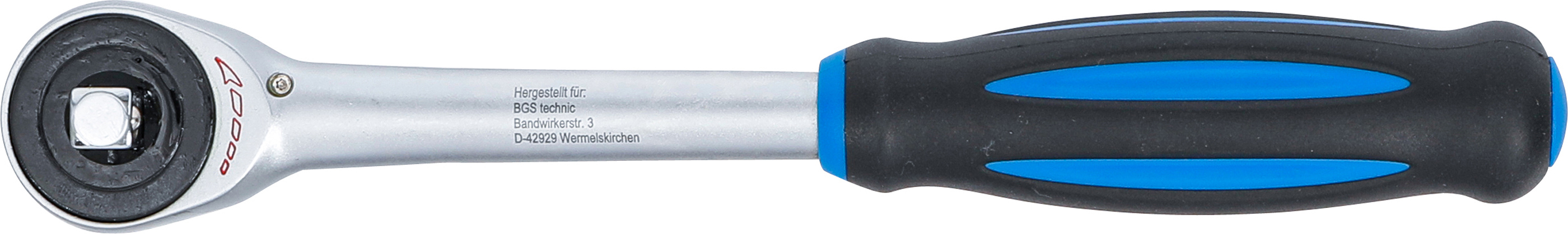 BGS Umschaltknarre mit Drehgriff | Abtrieb Außenvierkant 10 mm (3/8")