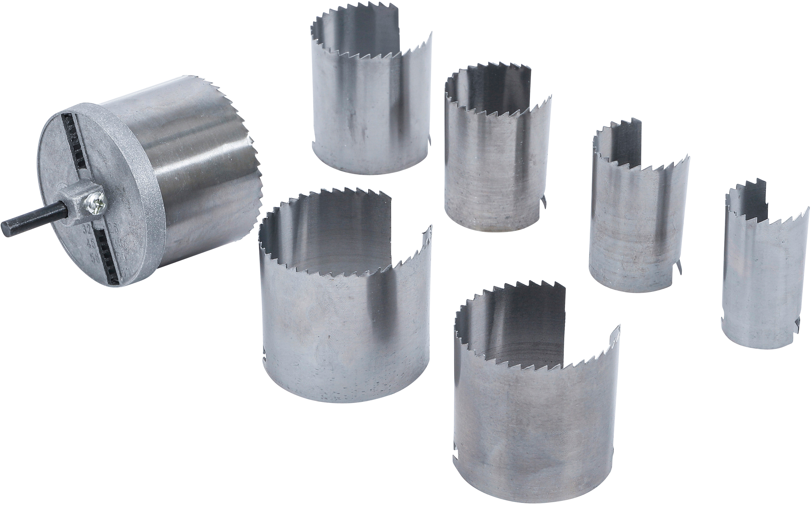 BGS Lochsägen-Satz | Ø 26 - 63 mm | Tiefe 43 mm | 7-tlg.