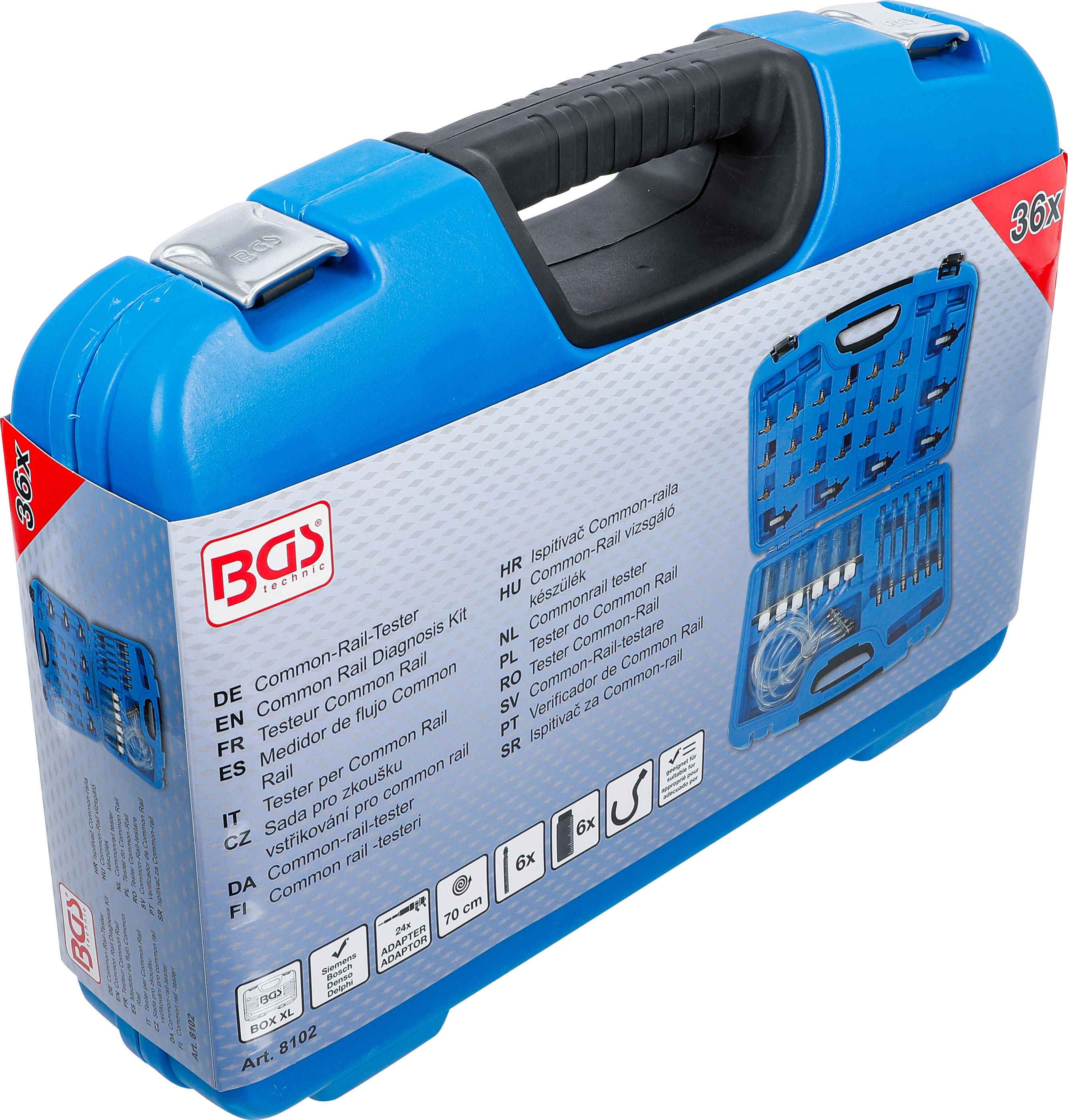 BGS Common-Rail-Tester | mit 24 Adaptern