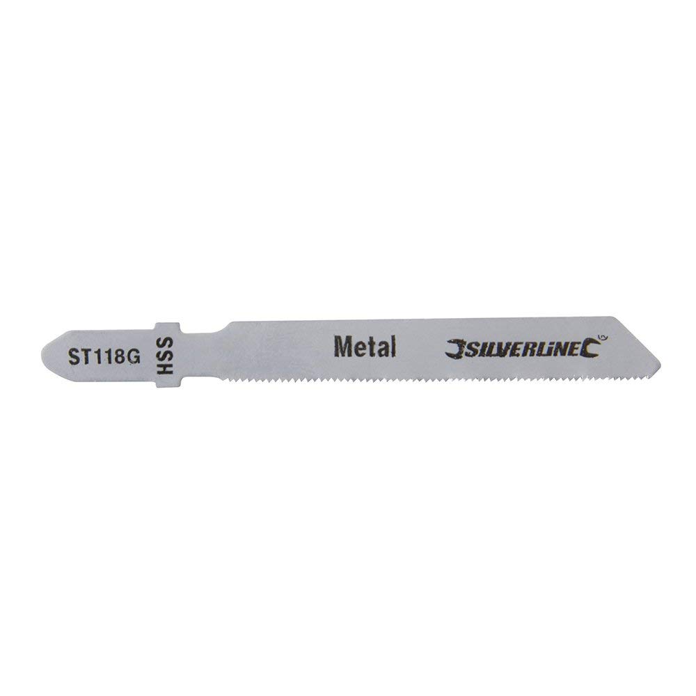 Silverline Stichsägeblätter für Metall 5er Pack