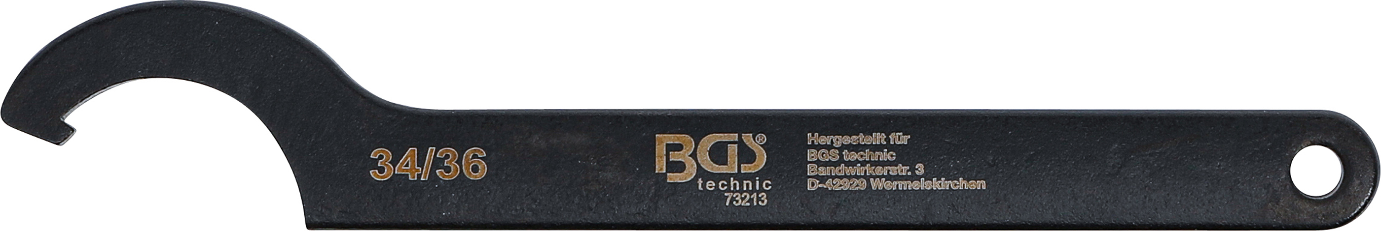 BGS Hakenschlüssel mit Nase | 34 - 36 mm