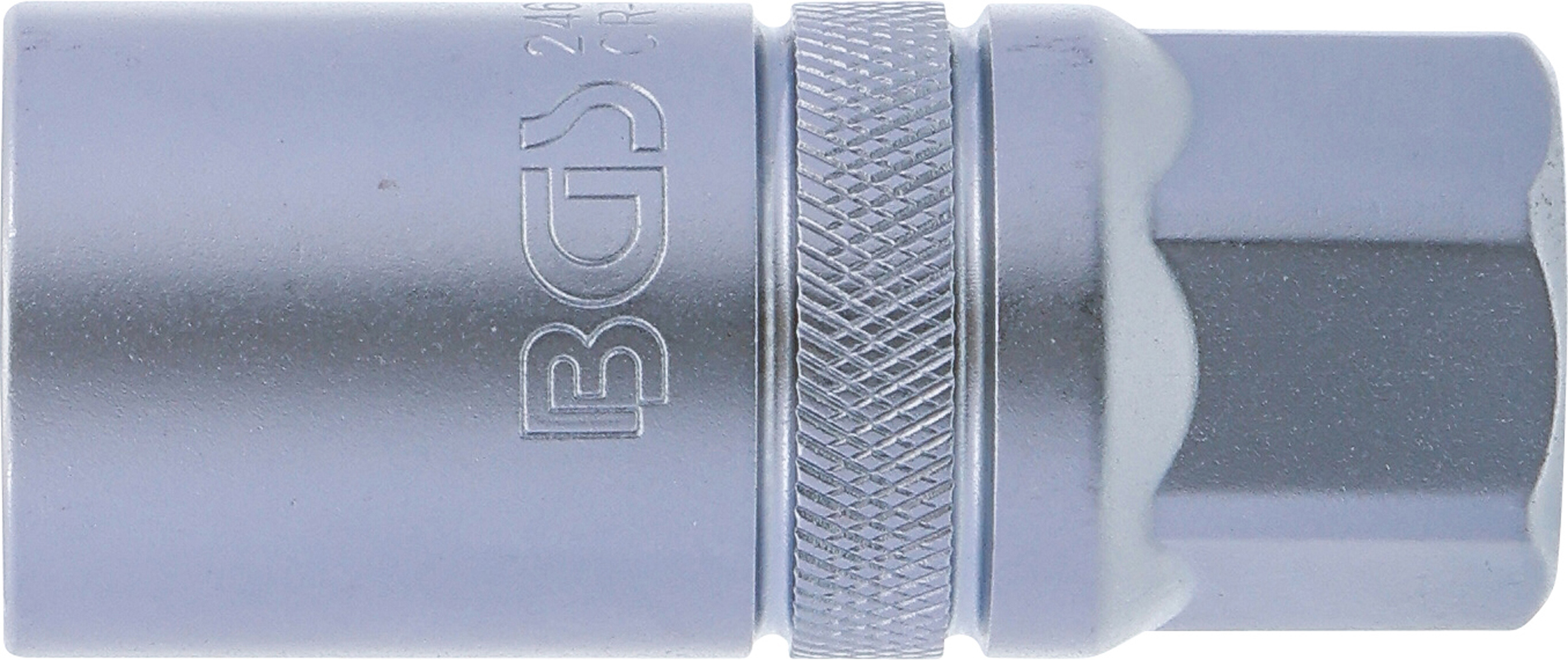 BGS Zündkerzen-Einsatz mit Magnet, Sechskant | Antrieb Innenvierkant 12,5 mm (1/2") | SW 21 mm