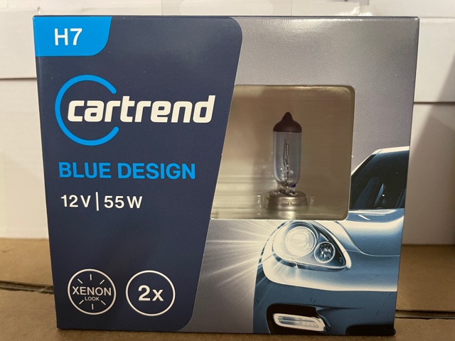 Cartrend H7 Autolampe XENON Blue Design 12V 55W Doppelpack