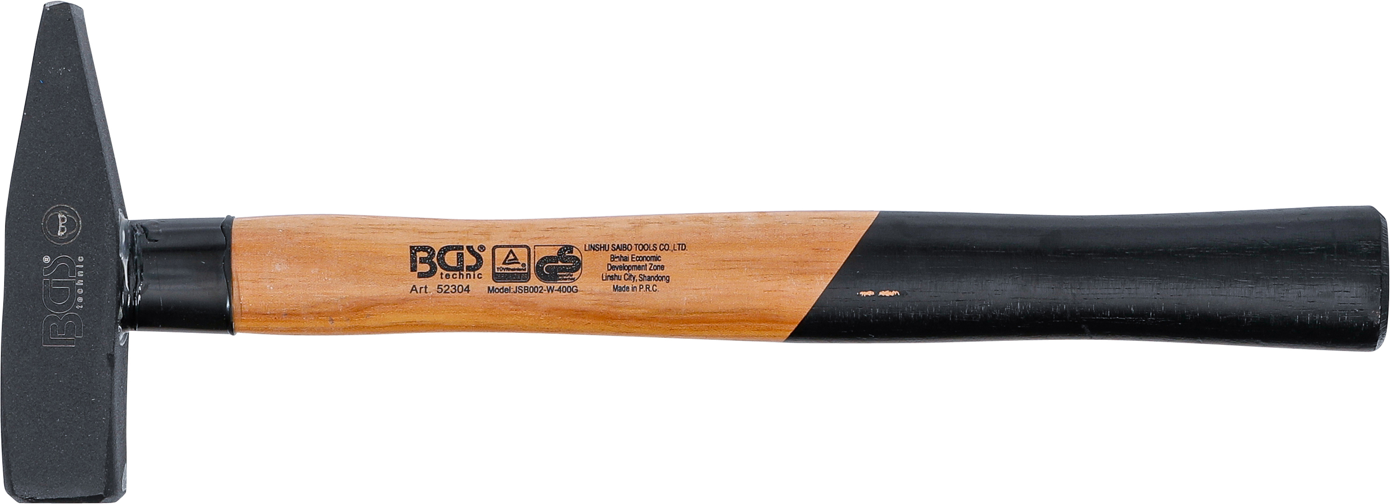 BGS Schlosserhammer | Hickory-Stiel | DIN 1041 | 400 g