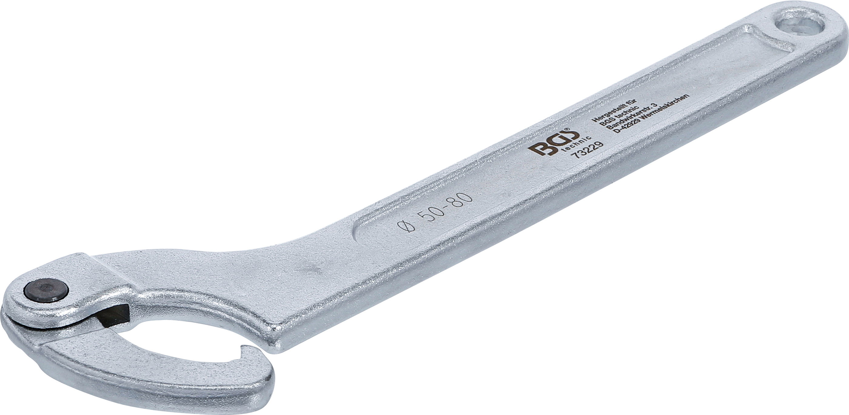 BGS Gelenk-Hakenschlüssel mit Nase | 50 - 80 mm