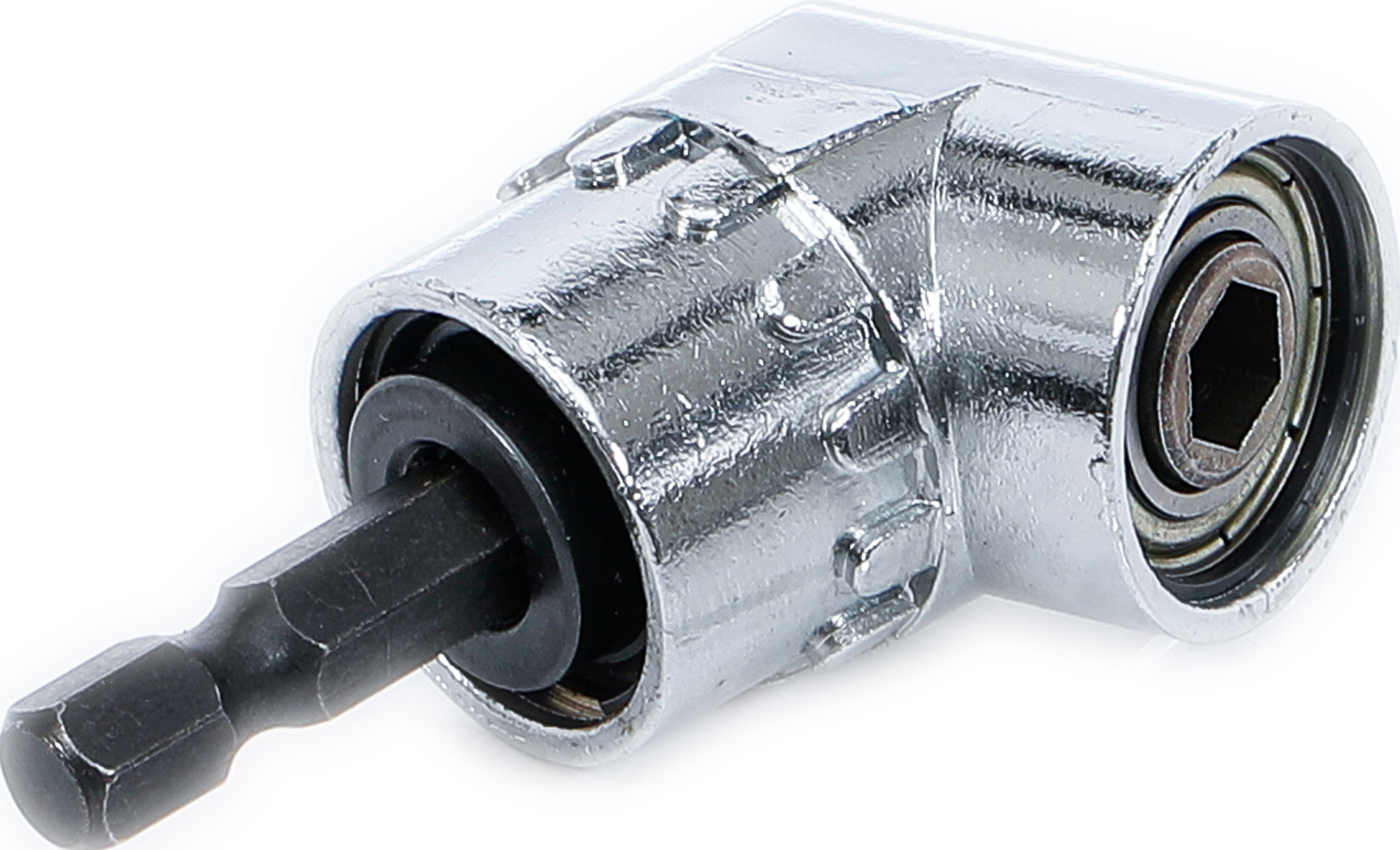 BGS Winkel-Vorsatz-Bithalter | Antrieb Außensechskant 6,3 mm (1/4") | Abtrieb Innensechskant 6,3 mm (1/4")