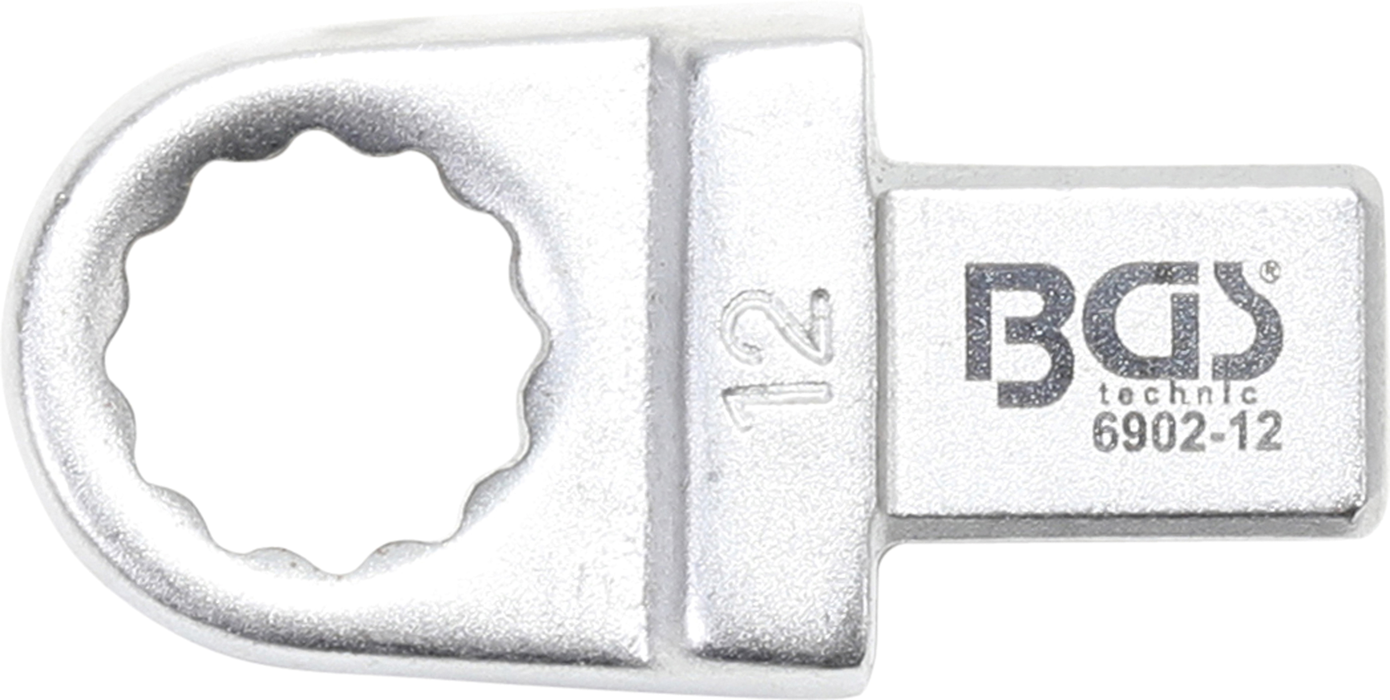 BGS Einsteck-Ringschlüssel | 12 mm | Aufnahme 9 x 12 mm
