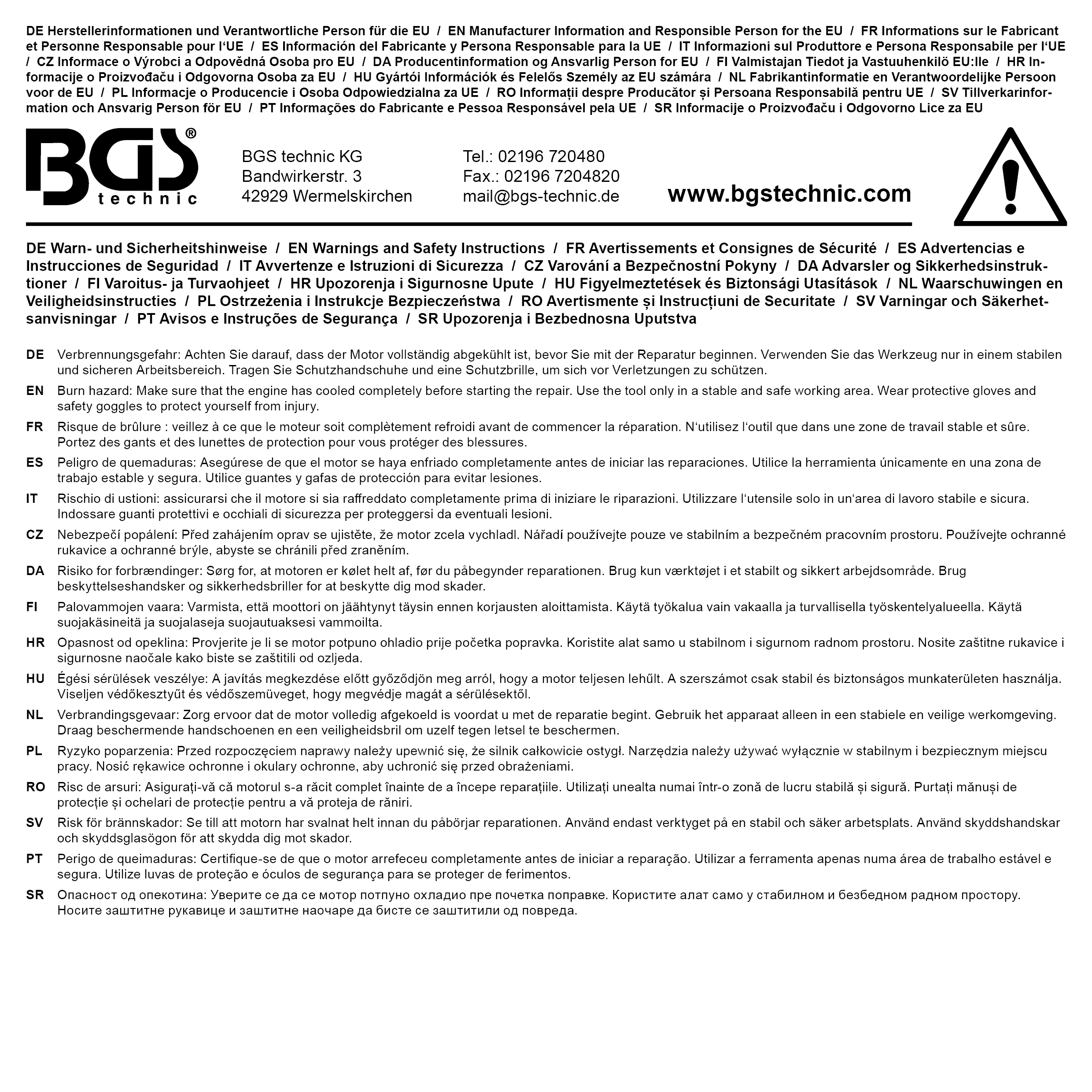 BGS Glühkerzen-Ausbauwerkzeug-Satz | M10 x 1.0