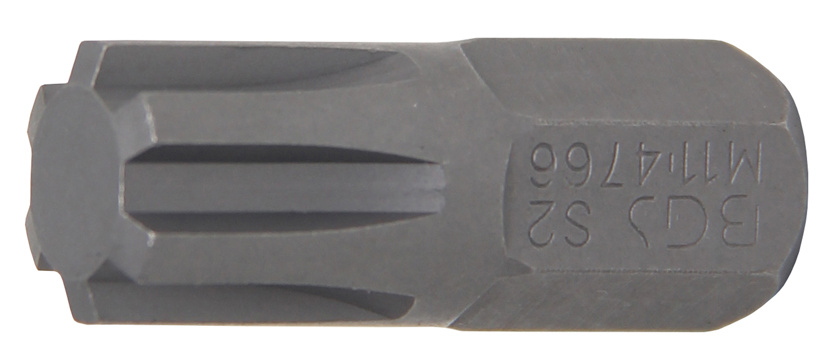 BGS Bit | Länge 30 mm | Antrieb Außensechskant 10 mm (3/8") | Keil-Profil (für RIBE) M11