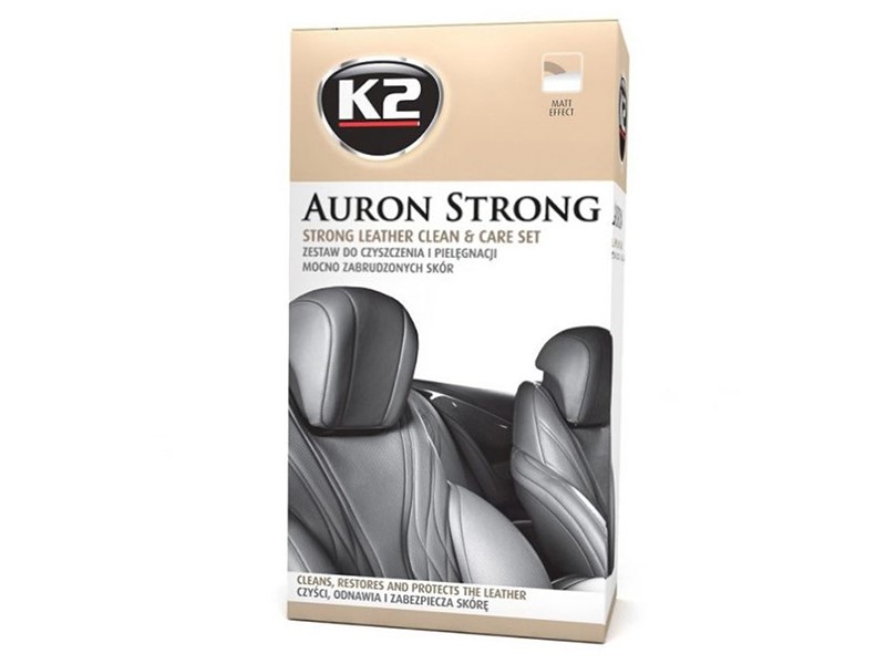 K2 Auron Strong starkes Lederreinigung und Lederpflege SET