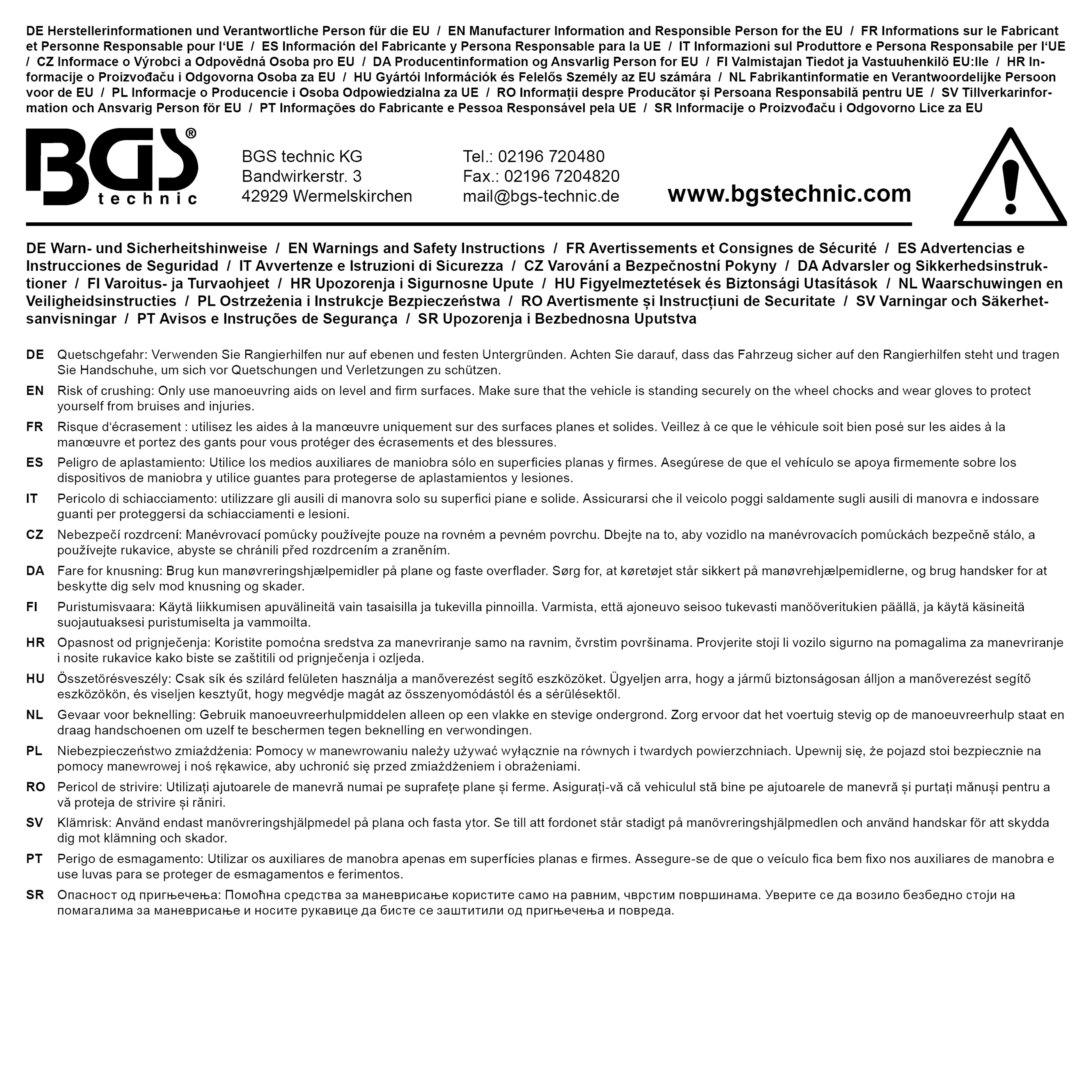 BGS Lkw-Reifen-Transporter