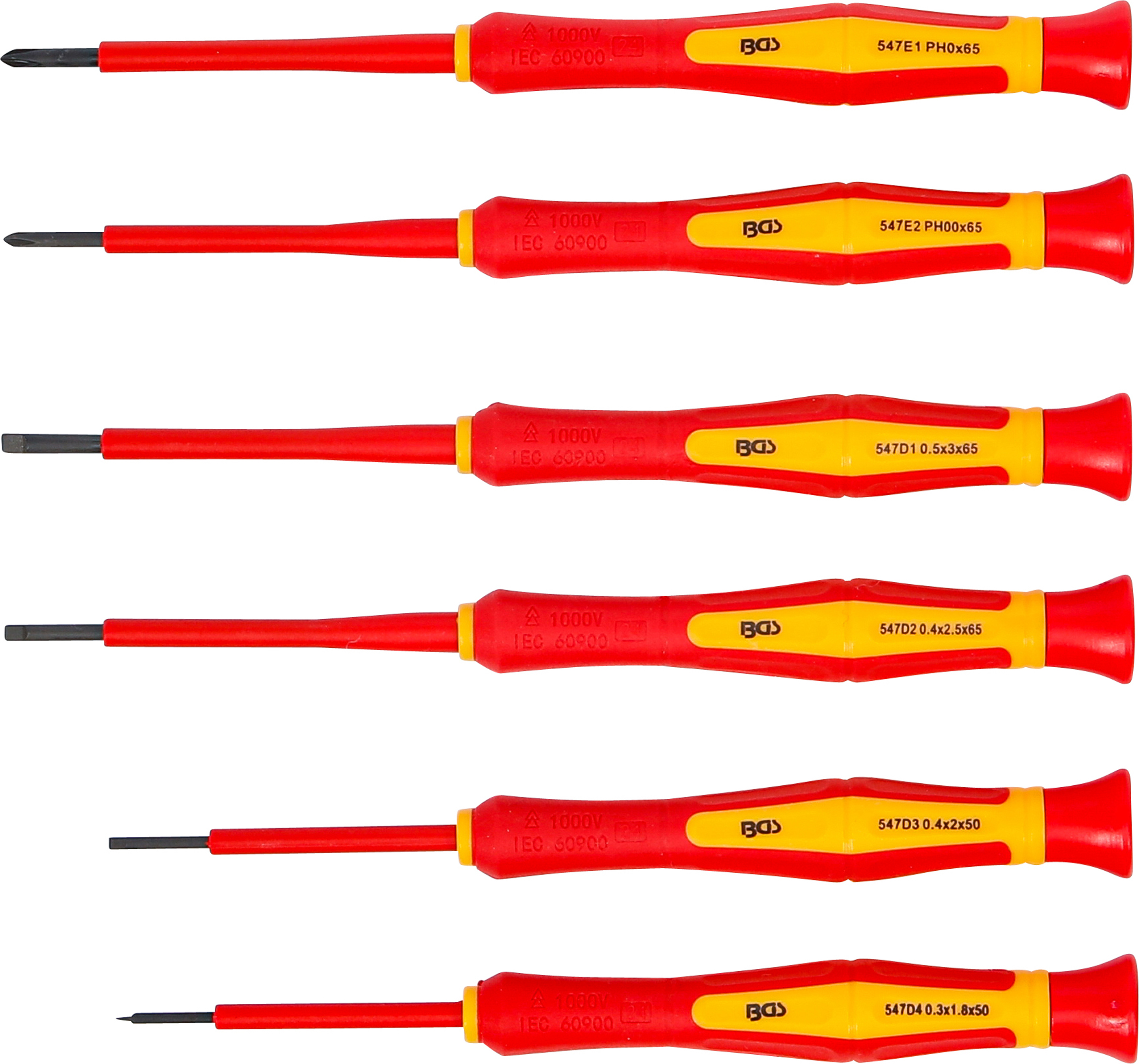 BGS VDE-Präzisions-Schraubendreher-Satz | 6-tlg.