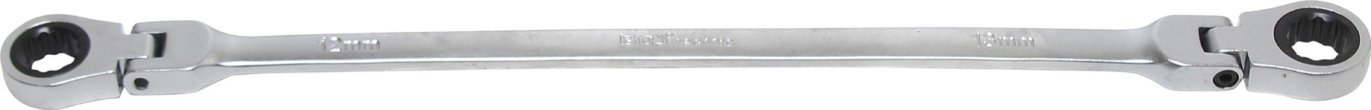 BGS Doppel-Ratschen-Gelenkschlüssel | SW 12 x 13 mm