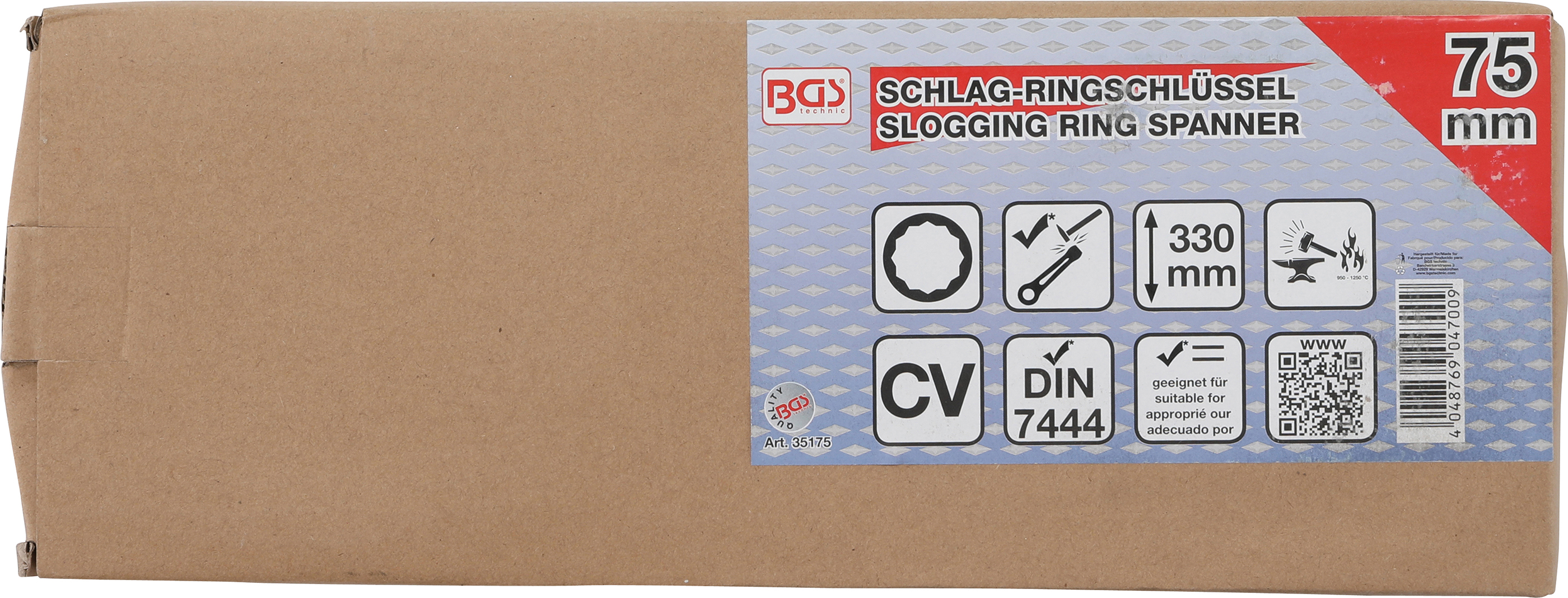 BGS Schlag-Ringschlüssel | SW 75 mm