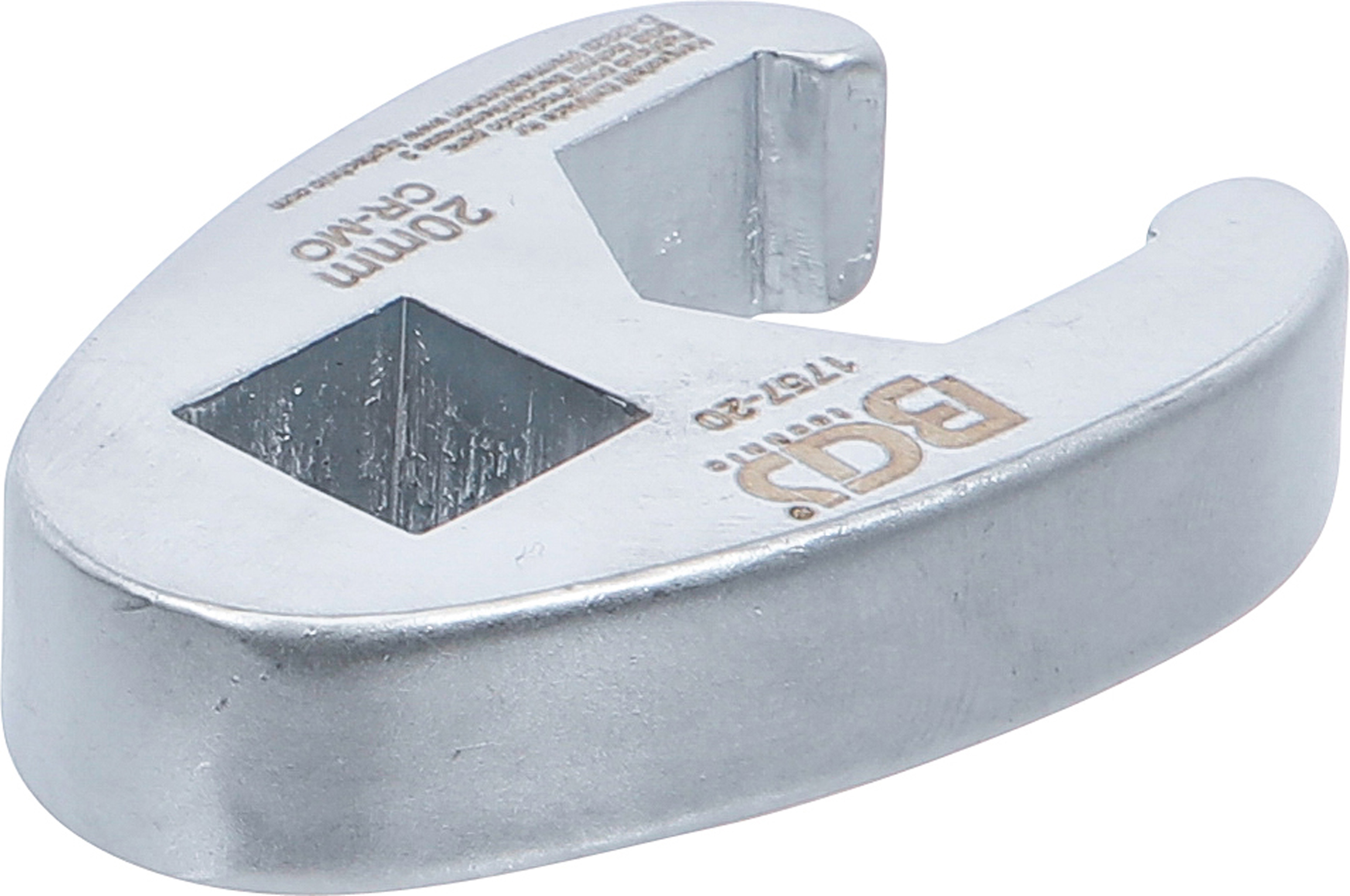 BGS Hahnenfußschlüssel | Antrieb Innenvierkant 12,5 mm (1/2") | SW 20 mm