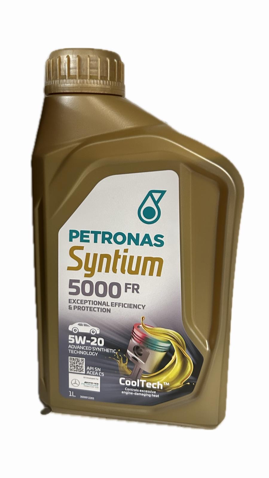 5W-20 Petronas Syntium 5000 FR Motoröl 1 Liter