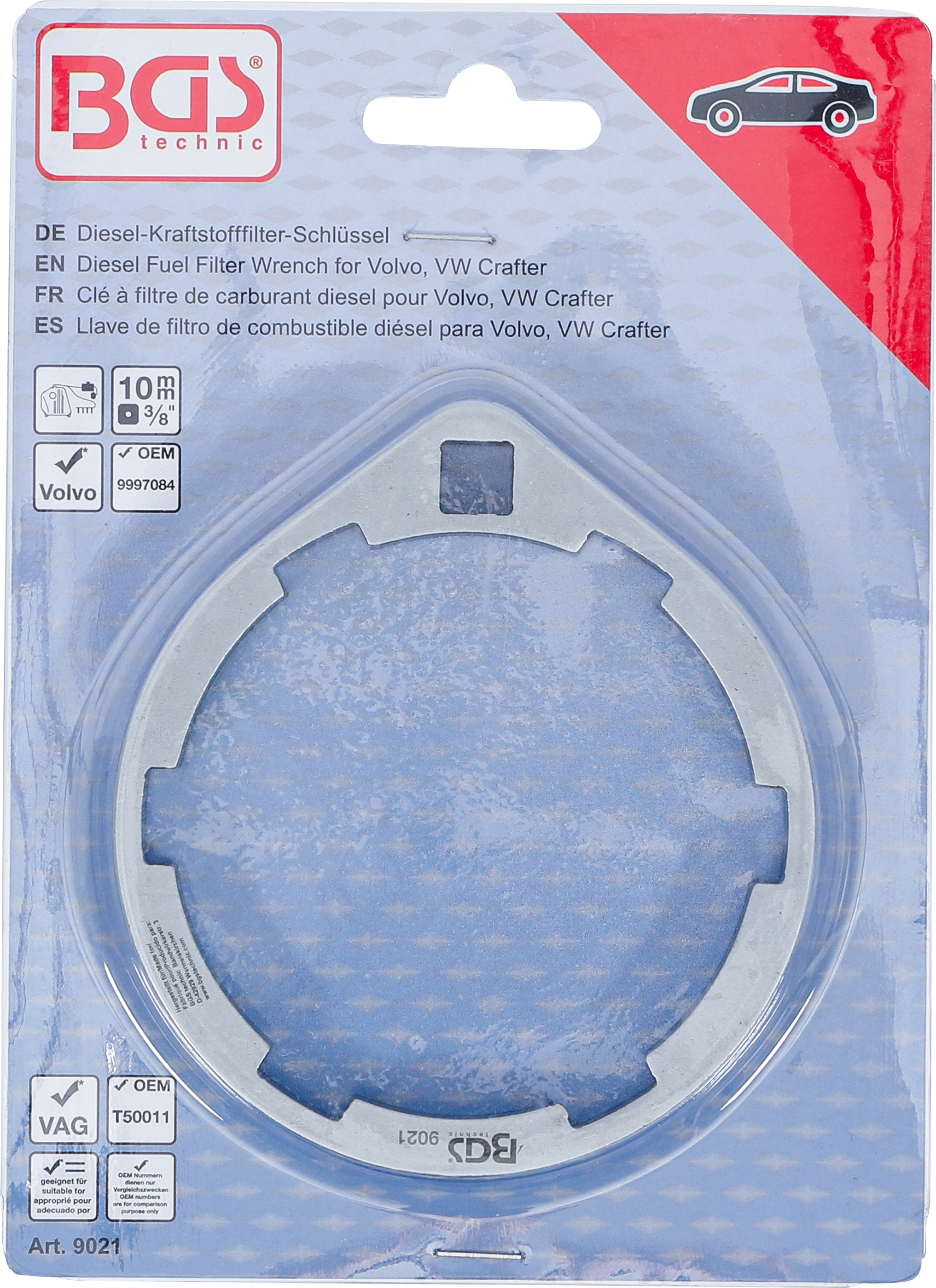 BGS Diesel-Kraftstofffilter-Schlüssel | für Volvo, VW Crafter