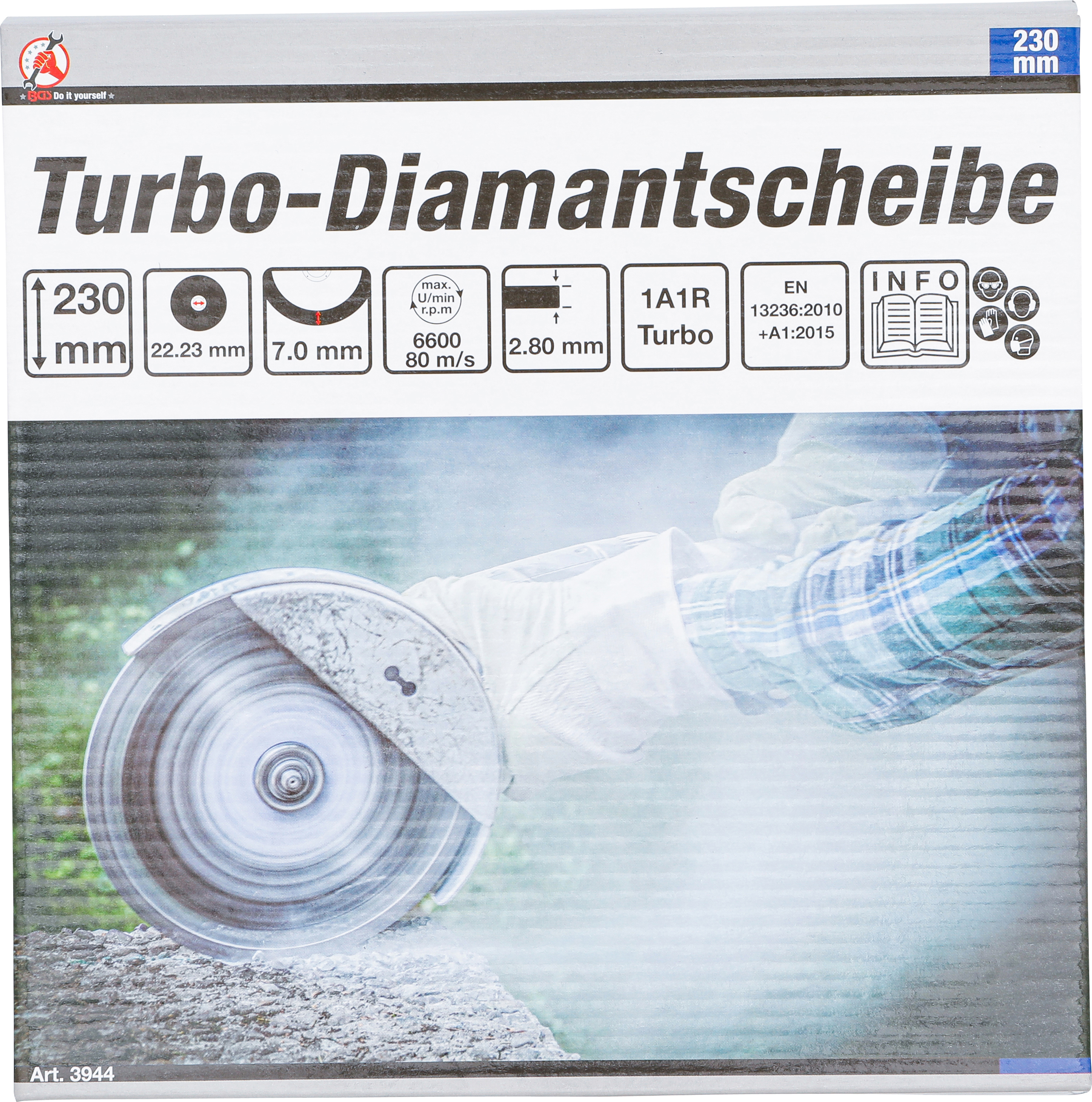 BGS Turbo-Trennscheibe | Ø 230 mm