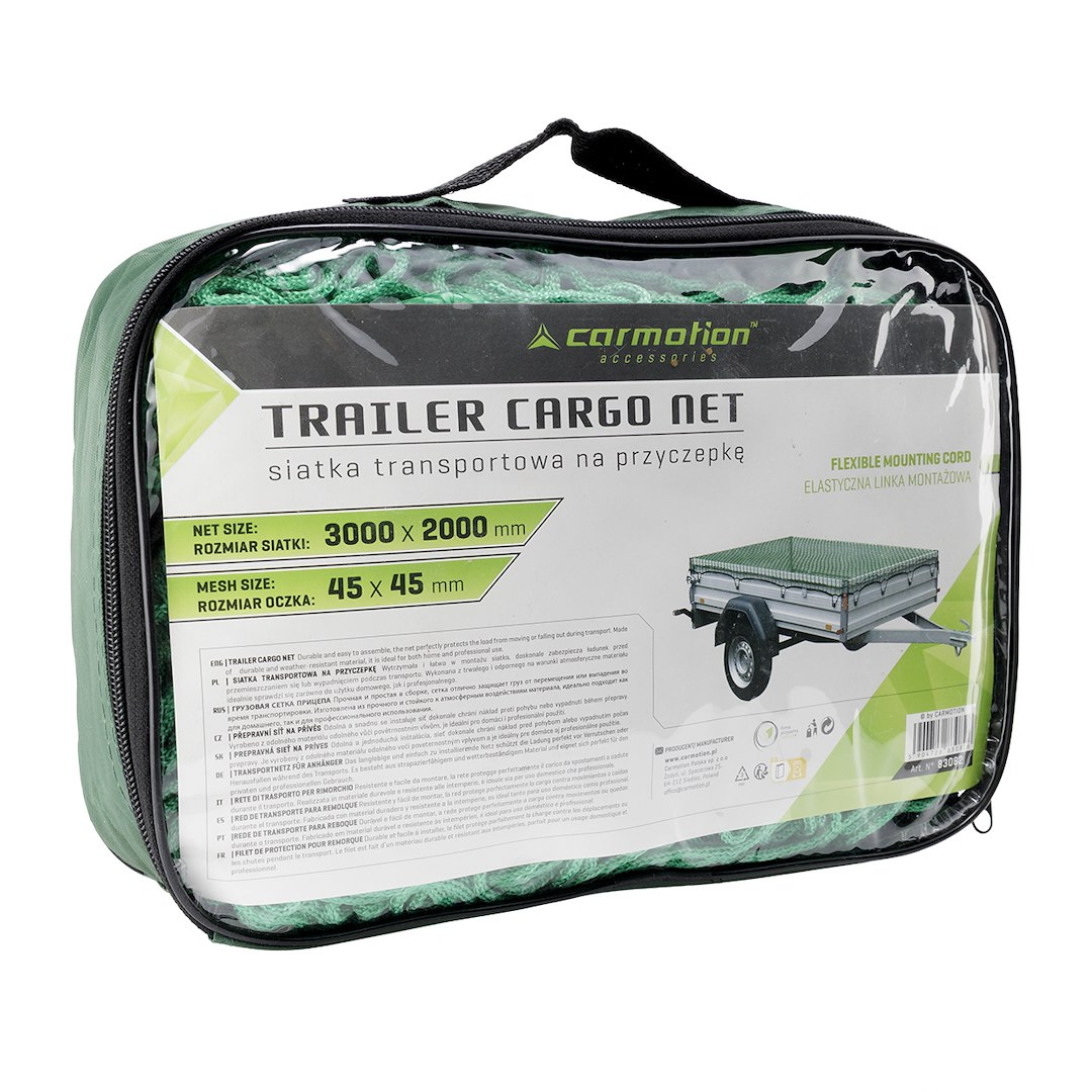 Carmotion Anhängernetz grün 300 x 200 cm
