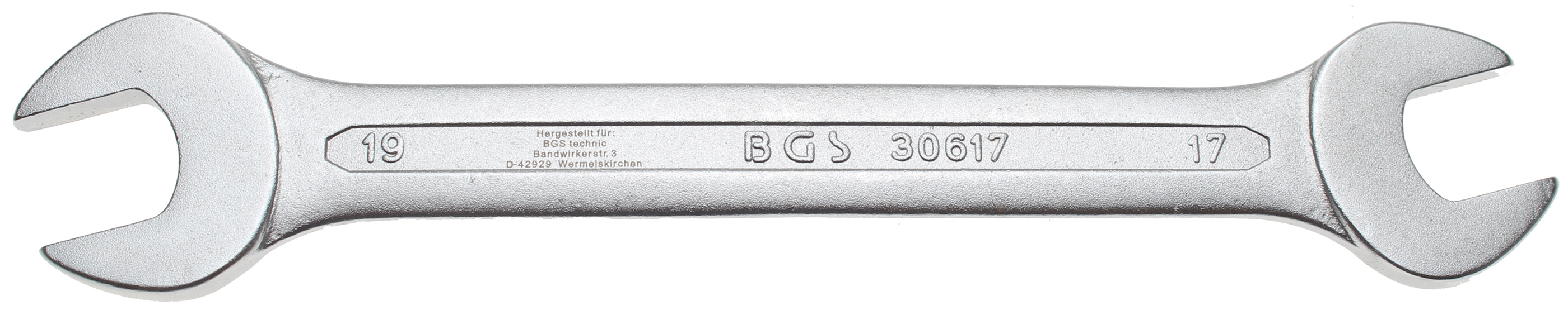 BGS Doppel-Maulschlüssel | SW 17 x 19 mm