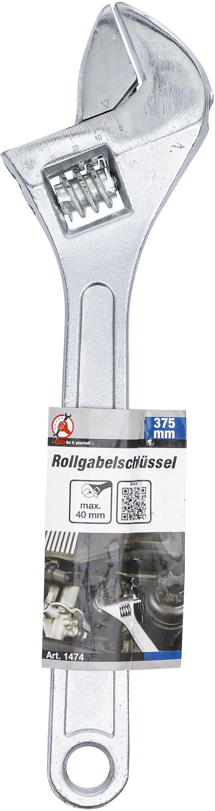 BGS Rollgabelschlüssel | 375 mm | 40 mm